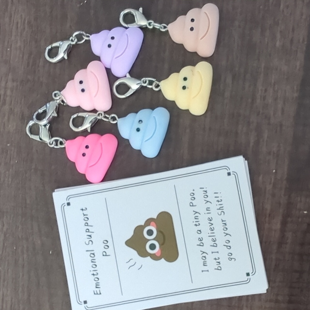 Cute Poo Keychain Choose 1